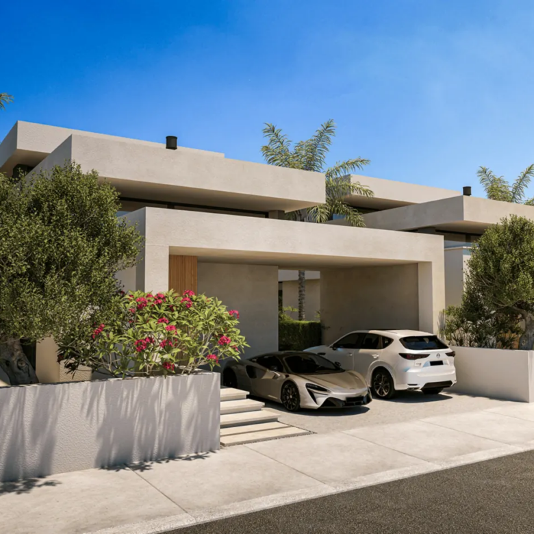 Westtown 3 villaları dış cephe görünümü, Batıkent Lefkoşa